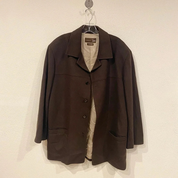 Forte Cashmere Coat Size Large VGUC - Picture 1 of 5